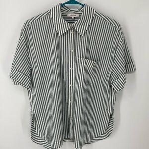 Madewell Striped Button Down Shirt NWT Size Medium